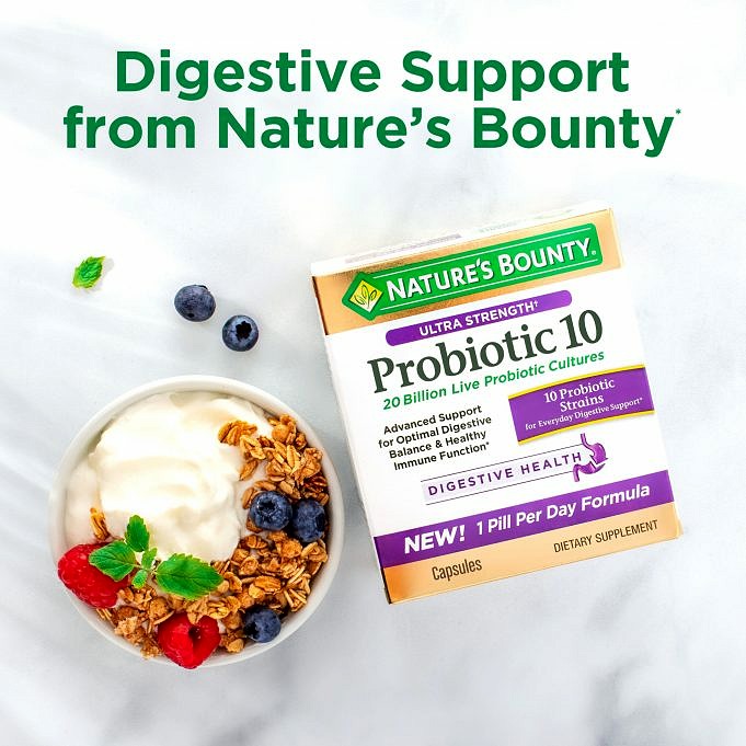 Examen Du Supplément De Force Probiotic-10 De Nature's Bounty